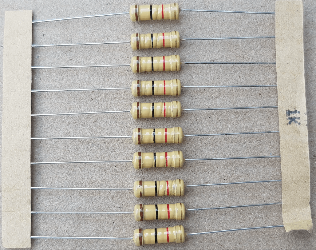 1k Resistor 4 Ring Color Code Example