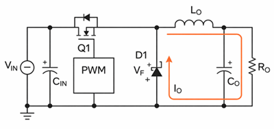 Non-Synchronous Buck Converter Circuit
