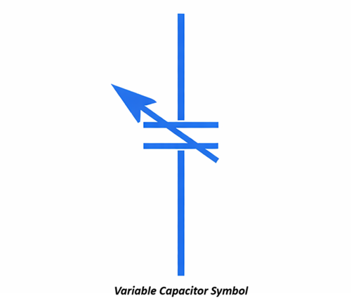 variable capacitor symbol