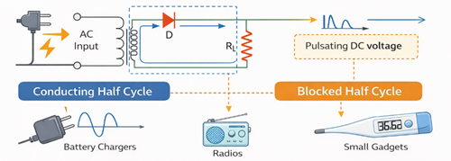 Converting AC into usable DC